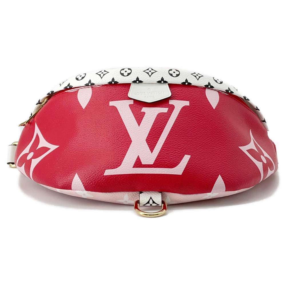Louis Vuitton Red Bumbag Bag Clutch Giant Waist Monogram View 3